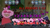 FNF Peppa ALL PHASES vs Peppa.Exe Sings Bacon Song – Friday Night Funkin'