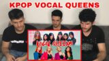 FNF Reacting to THE KPOP VOCAL QUEENS (Girl Group) | KPOP REACTION