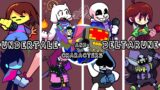 FNF Termination but UNDERTALE and DELTARUNE Character Sings It