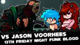 FNF | Vs Jason Voorhees – 13th Friday Night Funk Blood + ALL GAME OVER | Mods/Hard/Gameplay |