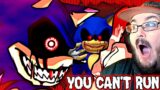 Friday Night Funkin': Vs. Sonic.exe – You Can't Run [Ft. Saster, MarStarBro & KGBepis] REACTION!!!