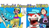 Friday Night Funkin' Vs Xploshi Atrocities Demo | SpongeBob Gumball Mario (FNF/Mod/Gameplay)