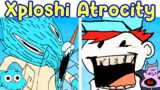 Friday Night Funkin': Xploshi Atrocity Demo (Gumball, Spongebob, Pooh, Wario..) | FNF Mod/Animation