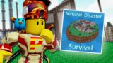 NATURAL DISASTER SURVIVAL UPDATED?! (A Roblox Game)