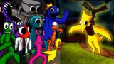 New Yellow Vs Different Characters Rainbow Friends | Friday Night Funkin Mod Roblox Chapter 2
