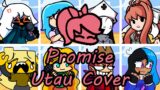 Promise but Every Turn a Different Character Sings (FNF Promise but Everyone Sings) – [UTAU Cover]