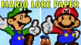 Super Mario & Luigi Lore Paper Mix VS Friday Night Funkin + Playable Cover (FNF MOD)