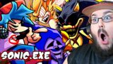 VS Sonic.exe WITH LYRICS | MEGA COLLECTION (Part 2) Friday Night Funkin' VS Sonic.exe REACTION!!!