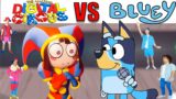 FNF Character Test | Gameplay | Bluey VS Amazing Digital Circus In Real Life  + Backstage
