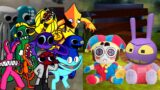 FNF Doll Pomni AND JAX x All Rainbow Friends Chapter 2 | Friday Night Funkin' Amazing Digital Circus