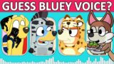 FNF Guess Character by Their Voice | Bluey Guess the Voice | Pibby Muffin, Bingo Exe, Bluey Lucky