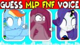 FNF Guess Character by Their Voice | My Little Pony Guess the Voice | Pinkie Pie, Rainbow Dash etc