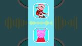 FNF Guess Character's VOICE Peppa Pig OR Caine The Amazing Digital Circus? #Shorts