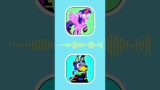 FNF Guess Character's VOICE Pibby Bluey OR Twilight Sparkle Corrupted? #Shorts