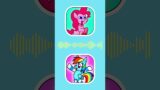 FNF Guess Character's VOICE Pinkie Pie OR Rainbow Dash? #Shorts
