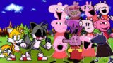 FNF Peppa ALL PHASES Vs Tails exe Sings Chasing Song | Tails.Exe V2 FNF Mods – Friday Night Funkin'
