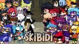 FNF Skibidi But Every Turn A Different Cover Is Used