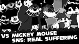 FNF | VS Mickey Mouse – SNS: Real Suffering | Mods/Hard/Gameplay |