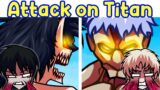 Friday Night Funkin': Attack on Titan: Eren vs Armored Titan [Titanic Funkin' Showdown] FNF x AoT