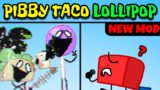 Friday Night Funkin' New VS Pibby Lollipop & Taco | Pibby BFDI (FNF/Pibby/New)