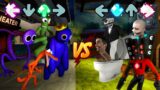Friday Night Funkin' – Rainbow Friends vs Skibidi Toilet (Friends To Your End)