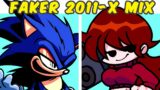 Friday Night Funkin' VS Sonic.EXE – Faker 2011-x Mix (FNF MOD) (Sonic)