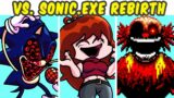 Friday Night Funkin' VS Sonic.EXE Rebirth / Reimagined – ALL SONGS Remake (FNF MOD) (Sonic)
