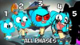 Gumball ALL PHASES | Friday Night Funkin' vs The Amazing World of Gumball