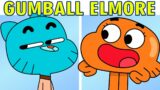 Gumball Elmore VS Friday Night Funkin + Darwin Watterson CN Show (FNF MOD)