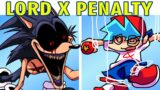 Lord X Penalty VS Friday Night Funkin + Custom SONIX.EXE Cover (FNF MOD)