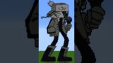 Minecraft FNF biggest pixel art [ Timelapse] (Friday Night) #minecraft #shorts