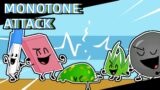 Monotone Attack But Pen, Eraser, Grassy, And Snowball Sing It (FNF/BFDI Cover/Reskin)