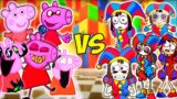 Peppa Pig VS Pomni ALL PHASES | Friday Night Funkin' vs The Amazing Digital Circus