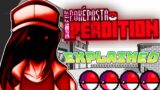 Pokepasta Perdition Mod Explained in fnf ( Glitchy Red, Strangled Red)