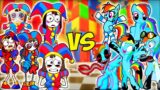 Pomni VS Rainbow Dash ALL PHASES | Friday Night Funkin' vs The Amazing Digital Circus