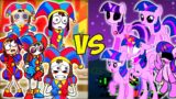 Pomni VS Twilight Sparkle ALL PHASES | Friday Night Funkin' vs The Amazing Digital Circus