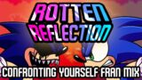ROTTEN REFLECTION – Confronting Yourself Fran Mix || FNF vs Sonic.exe/Different Topic AU [+FLP]