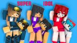 SUPER IDOL ZEROTWO DODGING DANCE MEME APHMAU, POLICE GIRL AND FNF – MINECRAFT ANIMATION #shorts