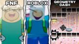 Come Along With Me: FNF VS Roblox VS Geometry Dash