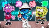 FNF Character Test | Gameplay VS Playground | Sonic, Peppa, Mordecai, Spongebob, Smurf | FNF Mods