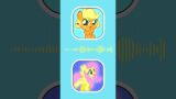 FNF Guess Character's VOICE Fluttershy OR Applejack? #Shorts