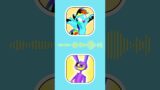 FNF Guess Character's VOICE Jax The Amazing Digital Circus OR Rainbow Dash Pibby? #Shorts