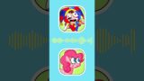 FNF Guess Character's VOICE The Amazing Digital Circus Pomni OR Pinkie Pie? #Shorts