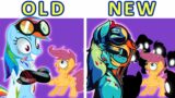 FNF My Little Pony (OLD VS NEW) | Darkness is Magic V2 – Pegasus Device DX and Malus (Rainbow Dash)