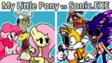 FNF My Little Pony Vs Sonic.Exe | Four Way Fracture – Triple Trouble Remix (MLP Vs Sonic/FNF Mod)