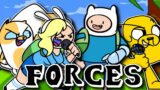 Forces But It's Fionna And Cake Vs Finn And Jake | FNF COVER