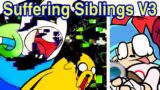 Friday Night Funkin’ Suffering Siblings V3 | Vs Pibby Finn & Jake | Adventure Time (FNF Mod)