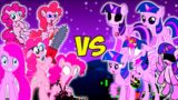 Pinkie Pie VS Twilight Sparkle ALL PHASES | Friday Night Funkin' vs My Little Pony