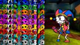Pomni VS Rainbow Friends All Colors The Amazing Digital Circus – Friday Night Funkin'