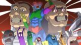 Rainbow Friends x Poppy Playtime (Ep. 29 Titan Huggy) x Skibidi Toilet Multiverse x FNF Animation